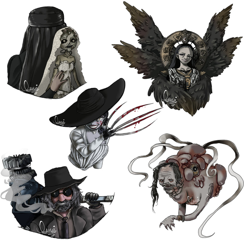 Σετ αυτοκόλλητα Resident Evil 8/Village