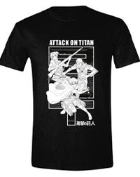 Attack on Titan T-Shirt μονόχρωμο τρίο