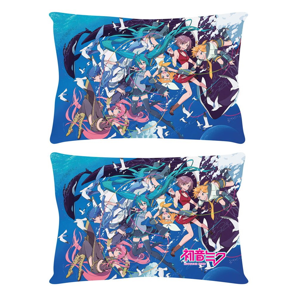 Hatsune Miku Pillow Miku & Friends (Ocean) 50 x 35 cm